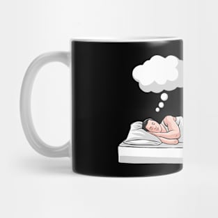 Man Sleeping And Dreaming Dreams Mug